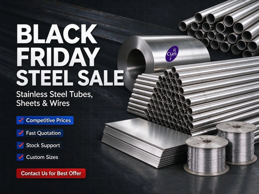 Cunrui Steel Announces Upcoming Black Friday Steel Promotion 2026 Cunrui Steel Announces Upcoming Black Friday Steel Promotion 2026